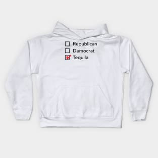 Republican Democrat Tequila Kids Hoodie